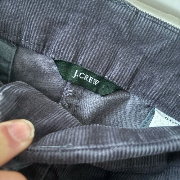 Dark Grey J. Crew Corduroy Flare Pants - Picture 4 of 5